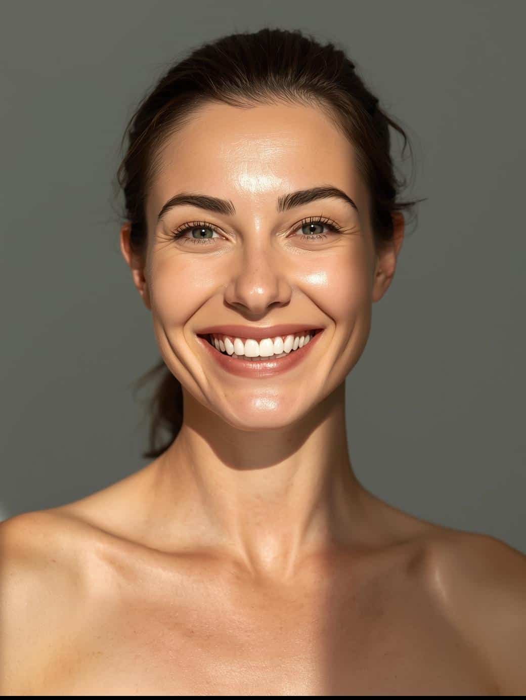 Soin à l’hydroxyapatite pour une peau ferme et lumineuse à Nice Femme radieuse après un traitement à l’hydroxyapatite pour une peau ferme et éclatante au Centre Esthétique des Musiciens à Nice.